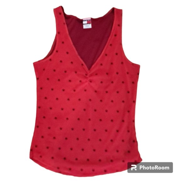 Tommy Hilfiger Red Blouse Size Medium - Picture 1 of 4